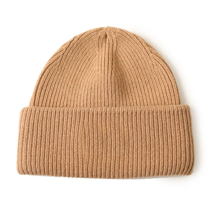CAVME3 Beige1 CAVME, шерстяные шапки бини, шапки, унисекс, Повседневные шапки, одноцветные, для женщин, мужчин, зимние шапки для девушек, 99% Натуральная шерсть - Цвет: CAVME3 Beige1