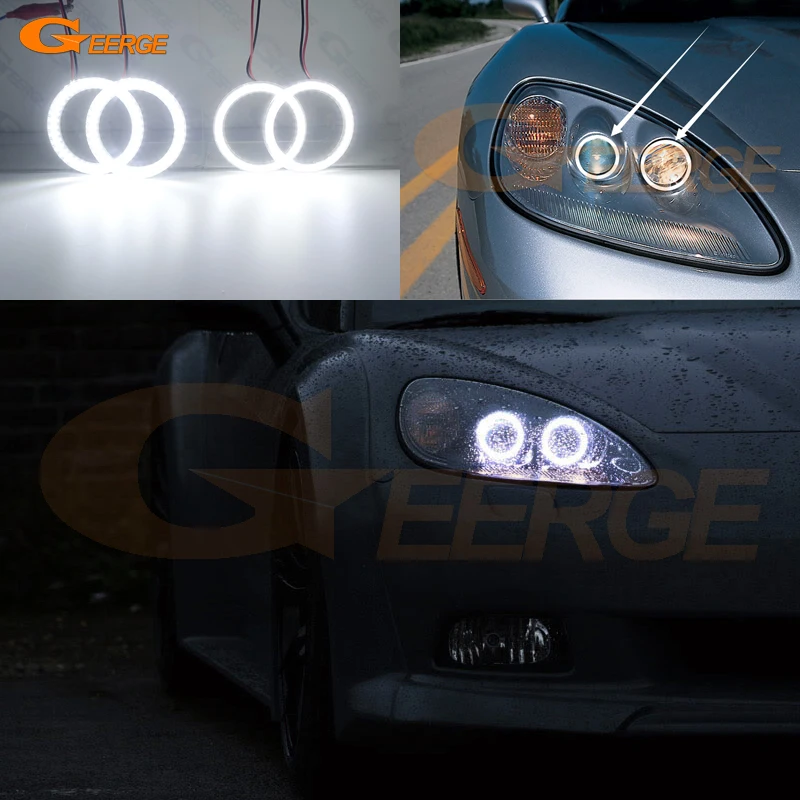 Для Chevrolet Corvette C6 2005-2013 ультра яркие светодиодсветодиодный SMD ангельские глазки