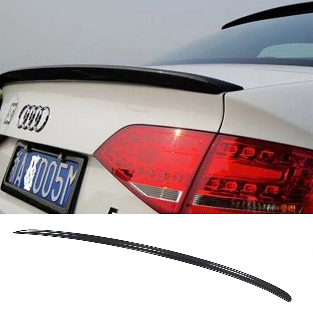 Стайлинг автомобиля A4 B8 задний спойлер из углеродного волокна для Audi 2009 2012|rear spoiler