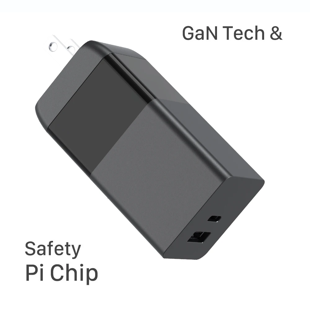 2 порта 65 вт ган usb c pd настенное зар