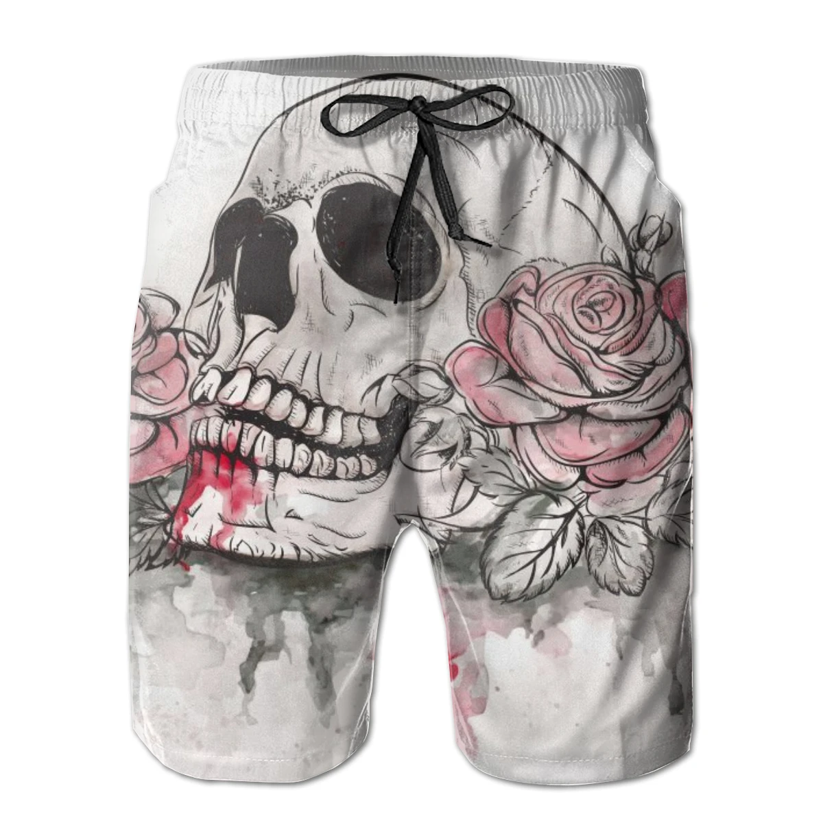 

Мужские пляжные шорты, дышащие, повседневные, короткие, с цветочным принтом, в стиле кэжуал, для летнего сезона
