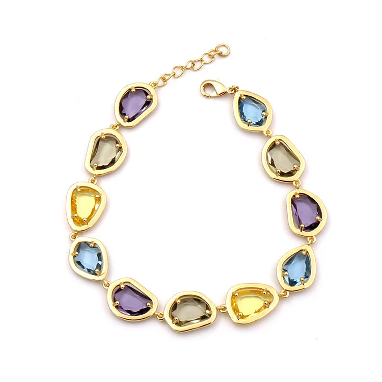 Женские серьги с фианитами 11 кристаллов серебро золото стекло кристалл