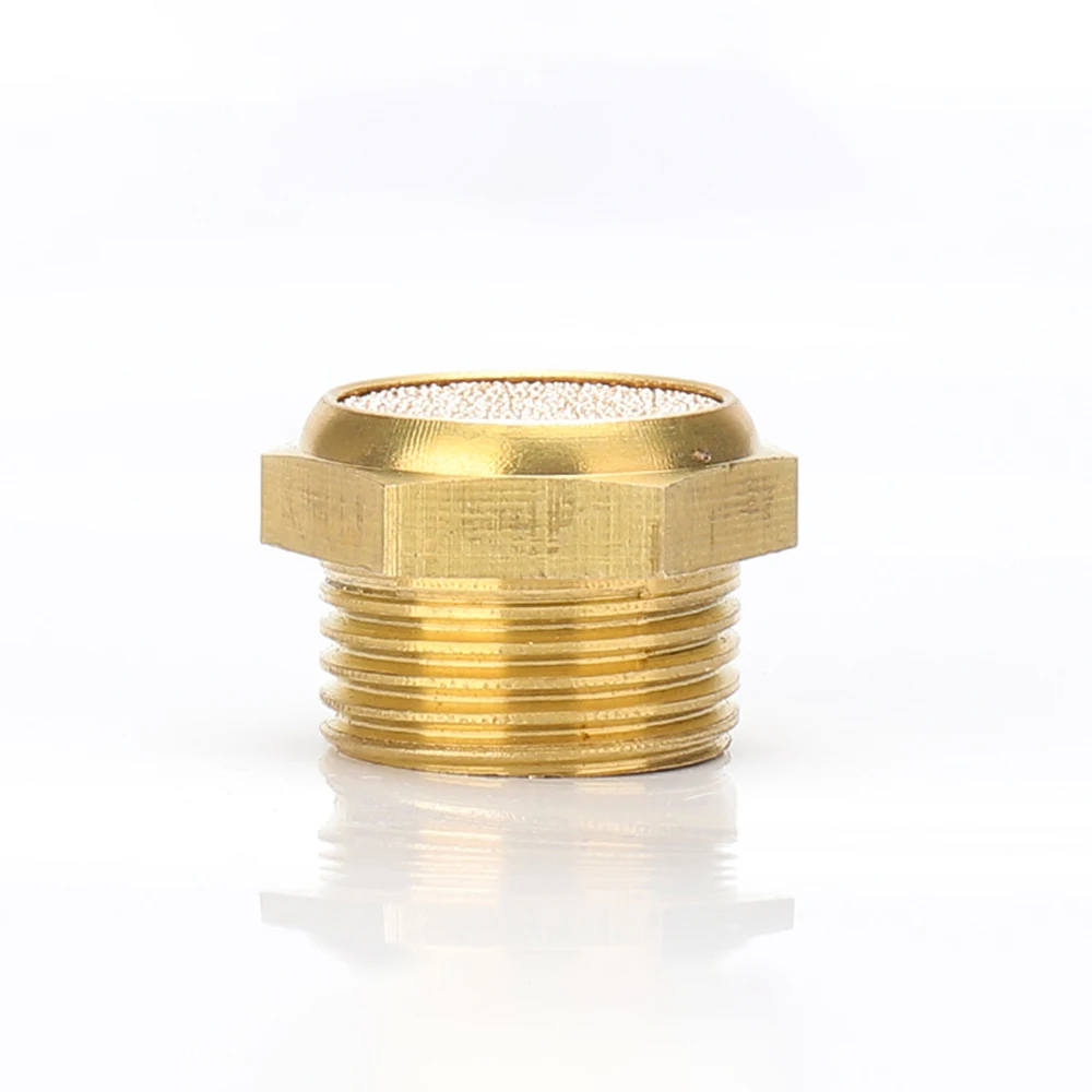 Пневматический соединитель латунный Выпускной глушитель BSL M5 1/8 &quot1/4&quot 3/8 &quot1/2&quot