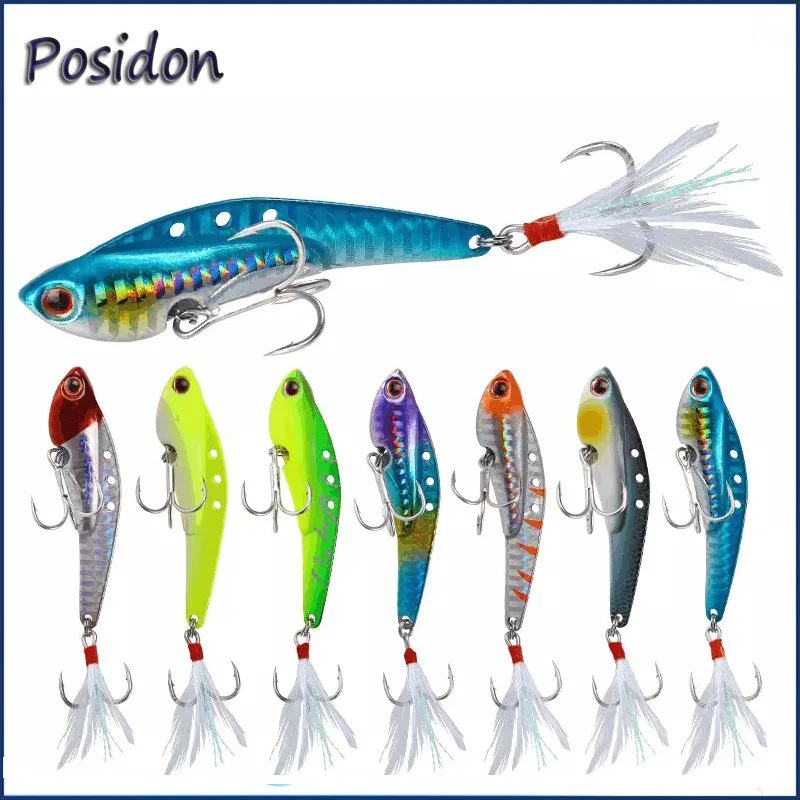 Posidon 20 г/30 г/40 г металлическая блесна для джиггинга VIB жесткая приманка рыбалки