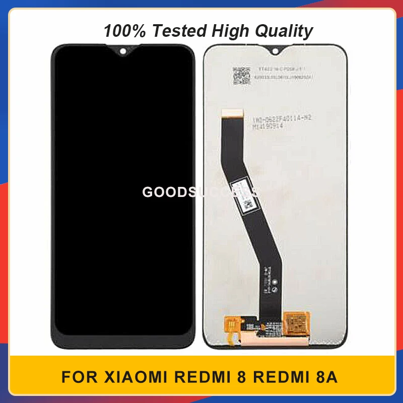 

100% протестирован для Xiaomi Redmi 8 LCDs Redmi 8A ЖК-дисплей сенсорный экран стеклянная панель дигитайзер инструменты в сборе