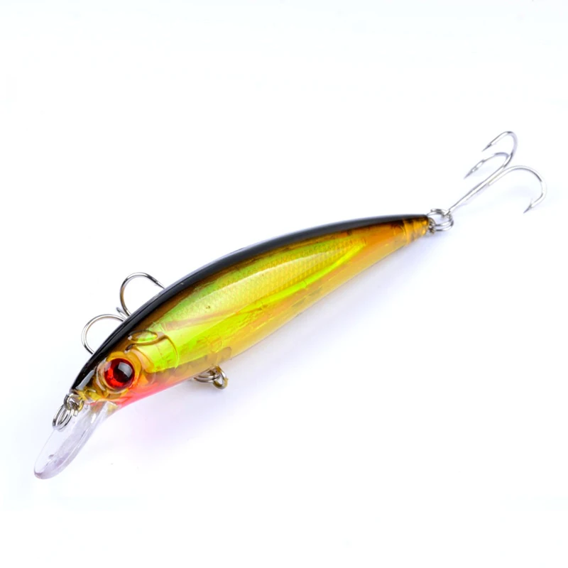 color-5 Новая модель Minnow topводяные шарики для рыбалки приманка Лазерная рывка жесткая приманка с крючком BKK 3D глаза megabass Троллинг воблер dynabait - Цвет: color-5