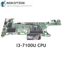 nokotion 01hx632 ct470 nm a931 main board for lenovo thinkpad t470 laptop motherboard sr2zw i3 7100u cpu ddr4
