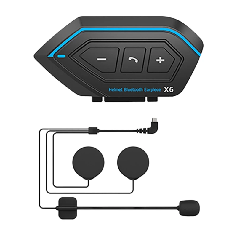 

Bluetooth-гарнитура для мотоциклетного шлема, водостойкая