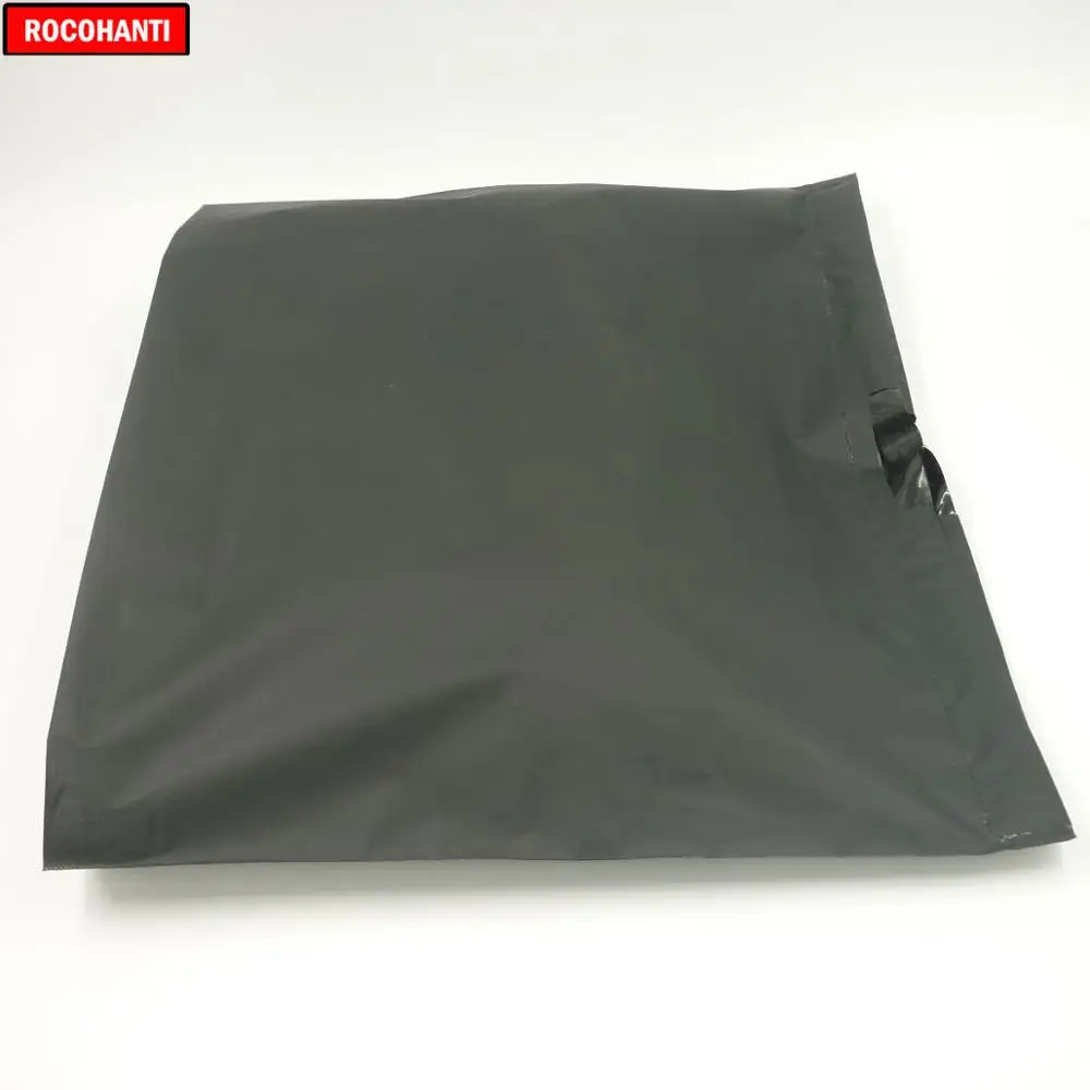 100X Customized Logo Printing Black Color Eva Personalized Tote Shopping Bag Recyclable Plastic EVA T-shirt Gift Bags | Дом и сад