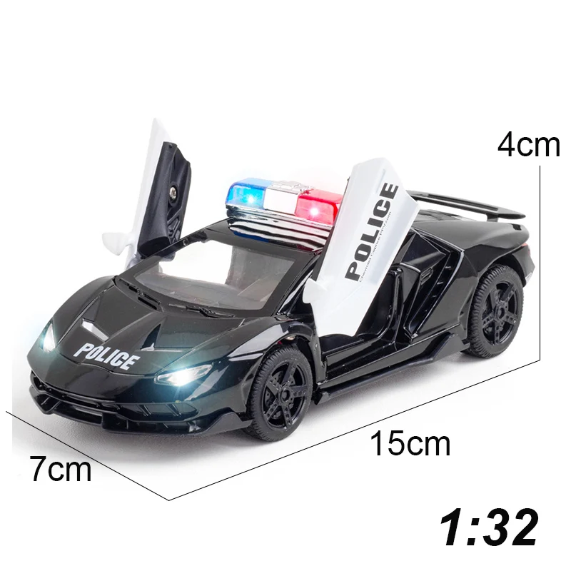 Палец рок 1:32 весы литья под давлением LP770-4 модель полицейской машины Игрушки