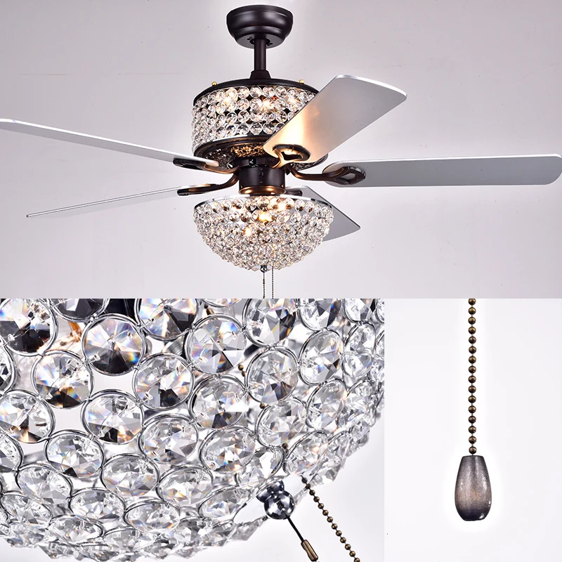 Светодиодный потолочный вентилятор для гостиной столовой спальни 110 В 220