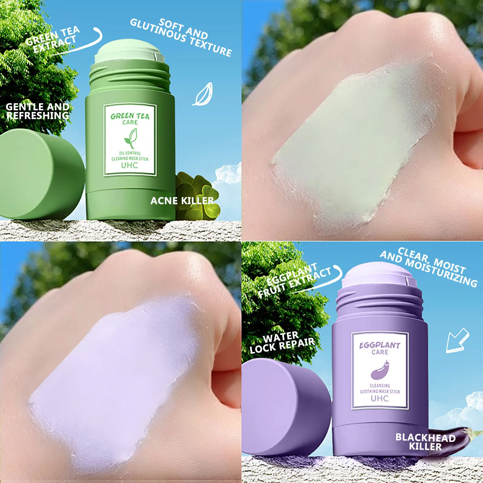 Маска карандаш для очистки зеленого чая маска контроля жирности против акне