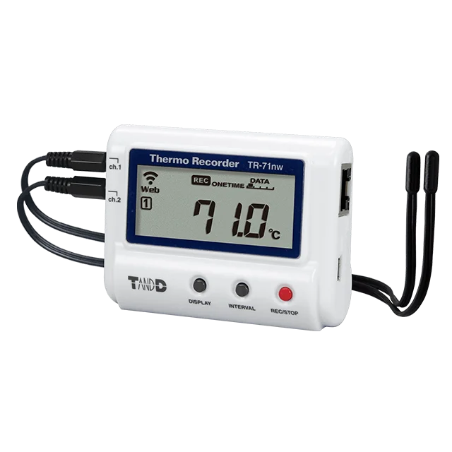 

T&D TR-71nw Dual Channel Temperature Recorder