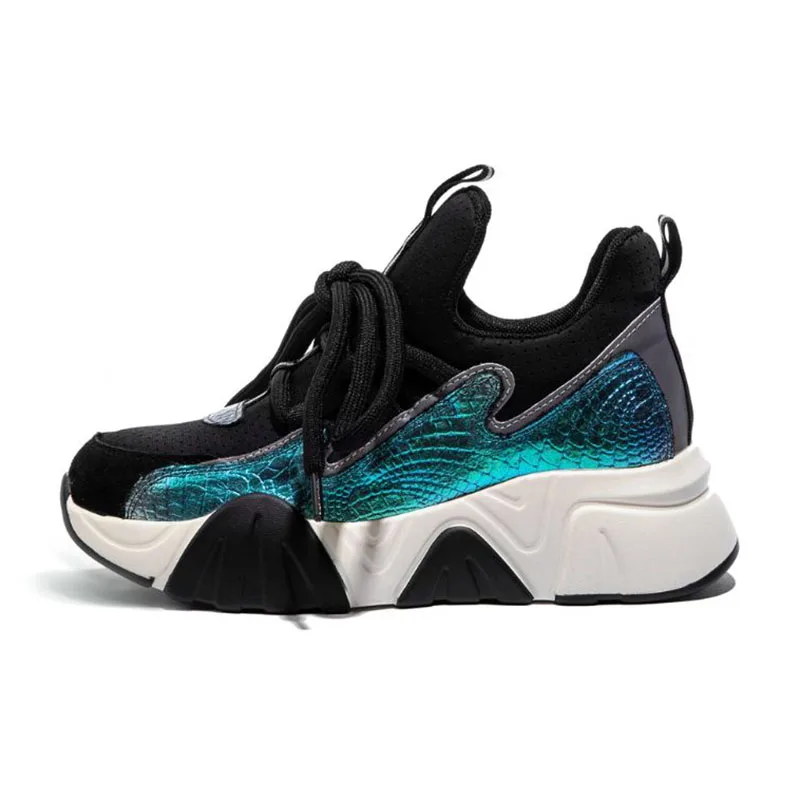 Coolcept/женские кроссовки из натуральной кожи Лидер продаж обувь на платформе