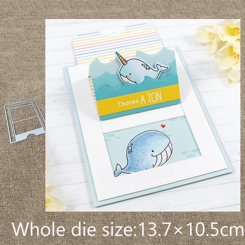 

New Design Craft Metal Cutting Die die cuts pull slider card decoration scrapbook Album Paper Card Craft Embossing die cuts