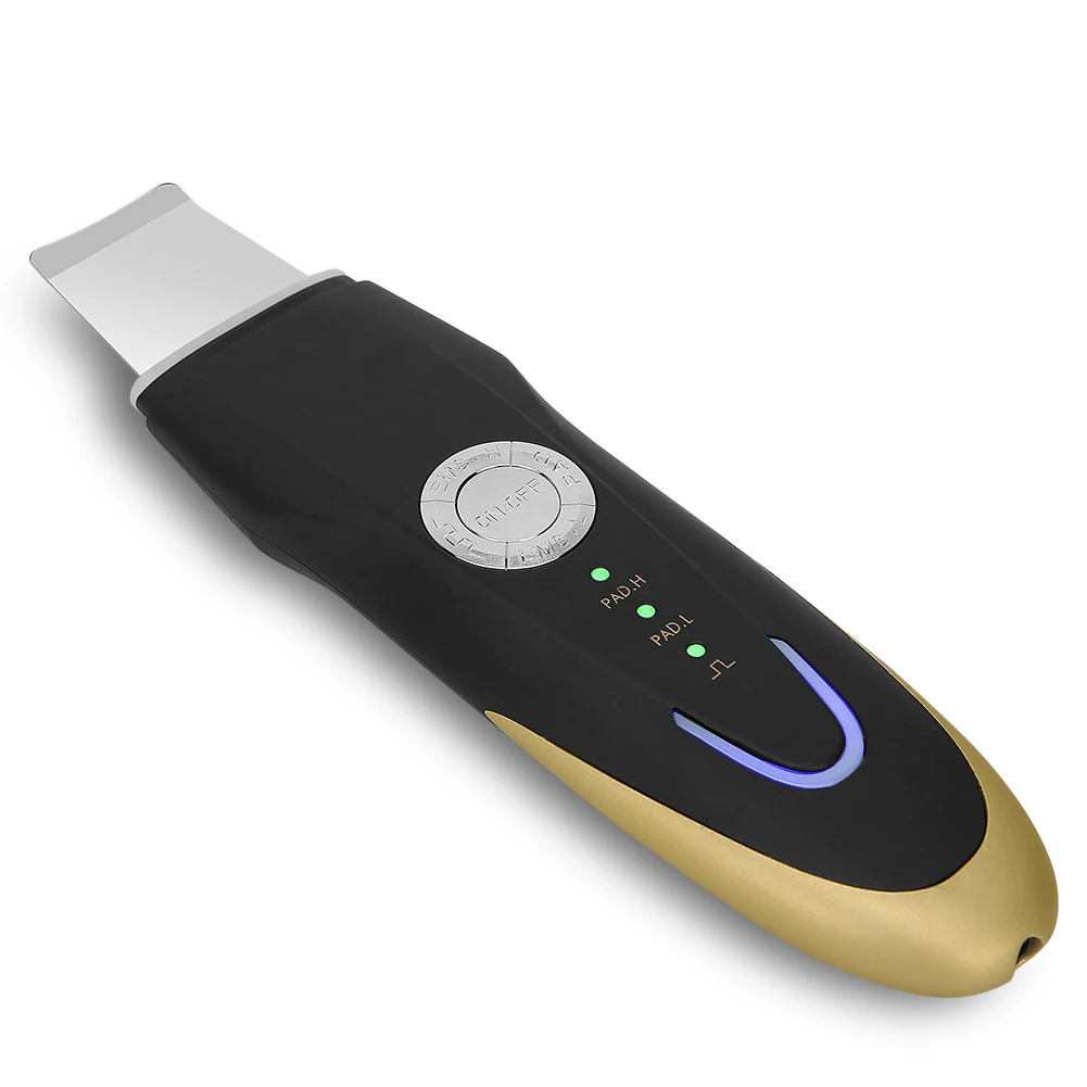 Koop Ultrasone Huid Scrubber Mee-eter Verwijderen Huidverjonging Facial Cleaning Machine Black Us Plug 110V