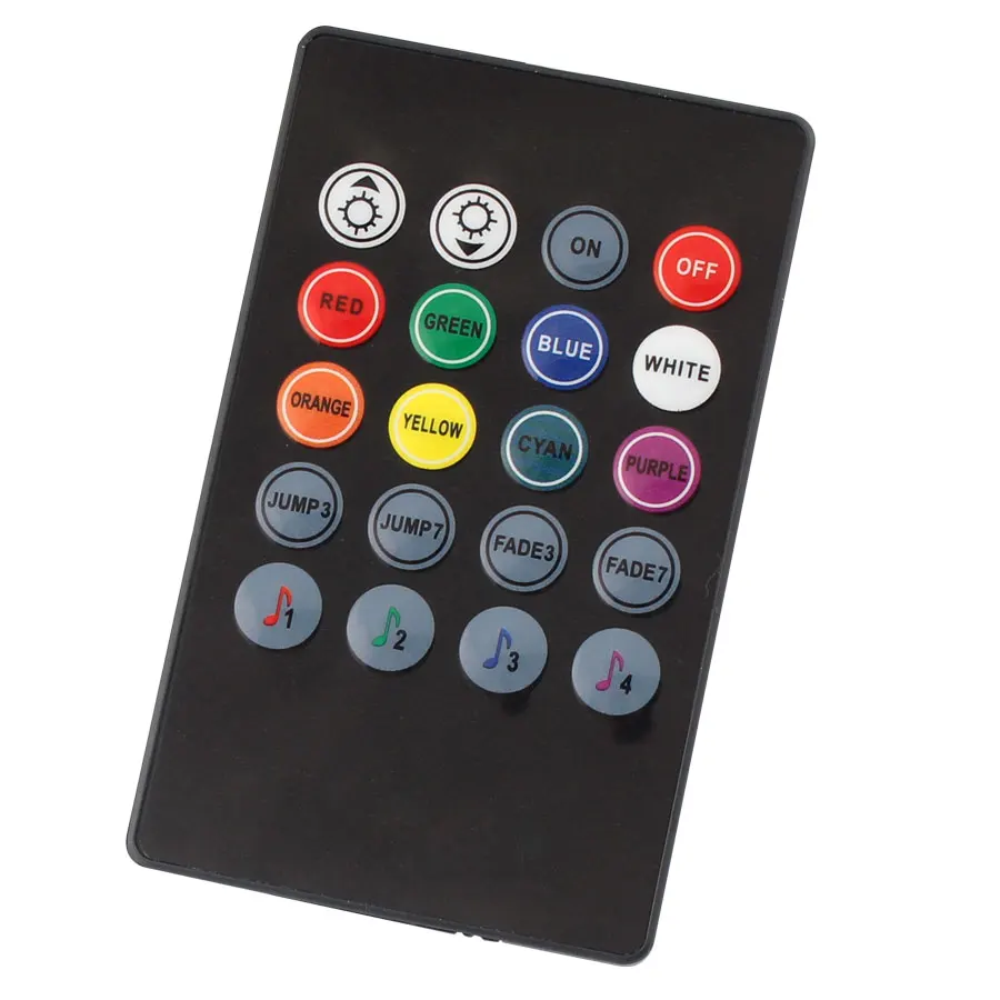 5 в музыкальный ИК RGB USB контроллер 20 клавиш датчик звука голоса Музыка практичный