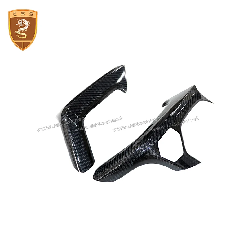 Внутренняя дверная ручка из настоящего углеродного волокна накладка на