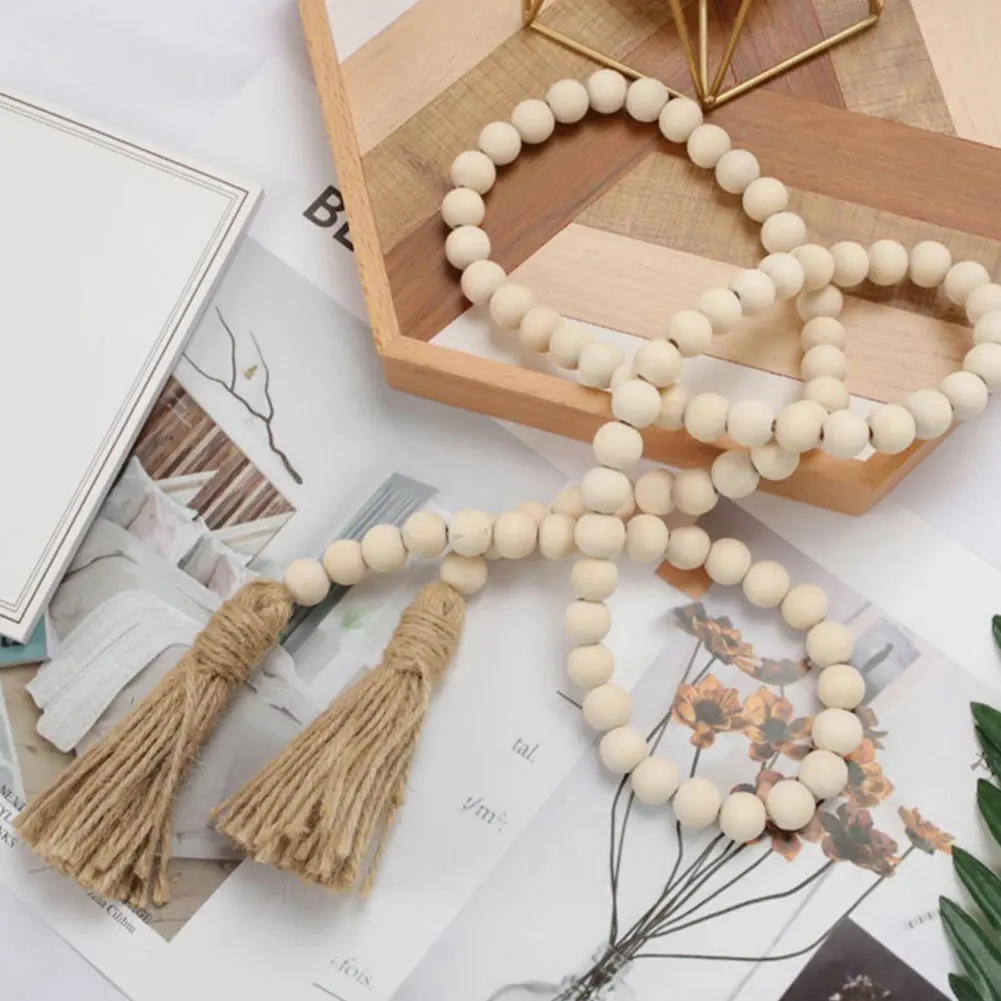 

Wooden Craft Beads Eco-Friendly Loose Bracelet Making DIY Jewelry Plain Natural Unfinished 6/8/10/12/14/16/18/20/25mm Home Deco