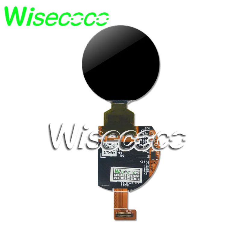 Wisecoco 1 2 дюймовый круглый oled экран 390x390 MIPI маленький IPS круглые Смарт часы AMOLED