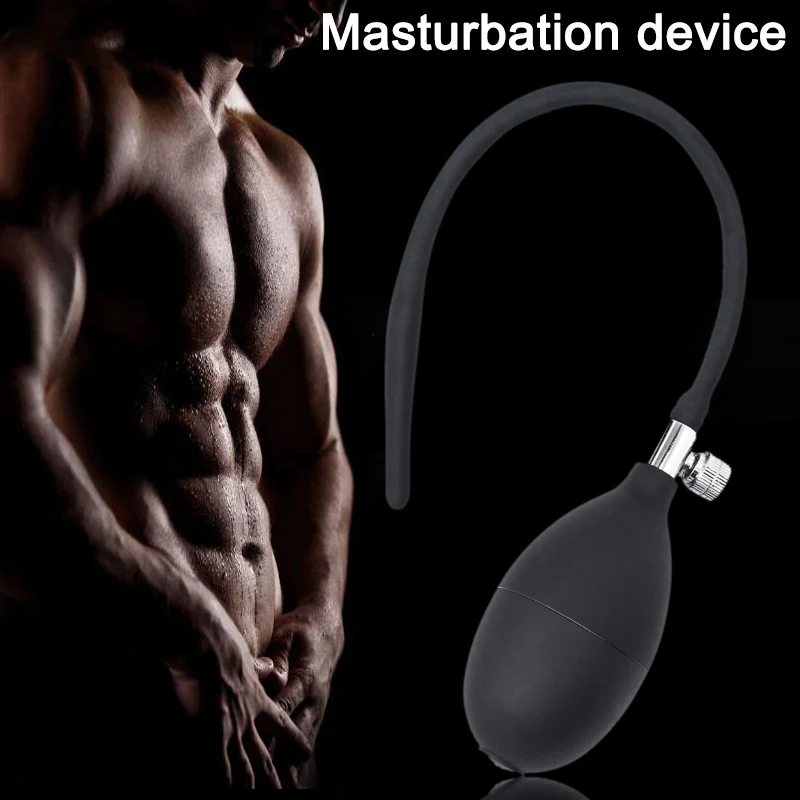 Сделано из медицинского силикона надувной расширитель члена силиконовый