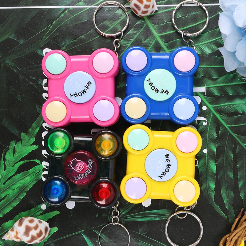 

1PC Adults Stress Relief Toy Portable Colorful Gamepad Shape Memory Maze Cube Gadget Keychain Educational Breakthrough
