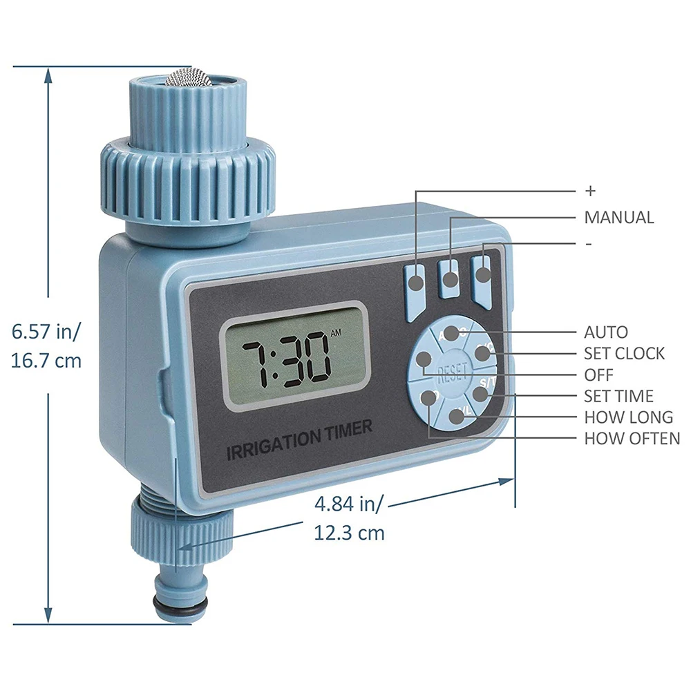 

Garden Water Timer Automatic Electronic Water Timer Hose Faucet Watering Timer Water Control Timer for Outdoor Lawn Patio Garden