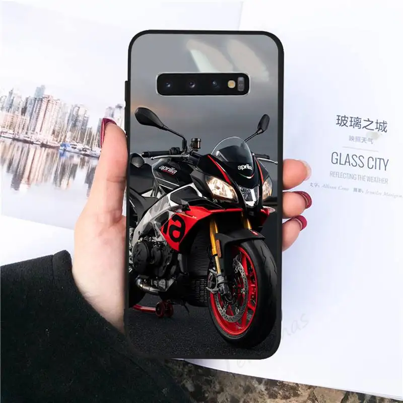 

Apriliaes moto logo Phone Case For Samsung galaxy S 8 9 10 20 21 30 A 30 50 51 70 note 10 plus Ultra 5g