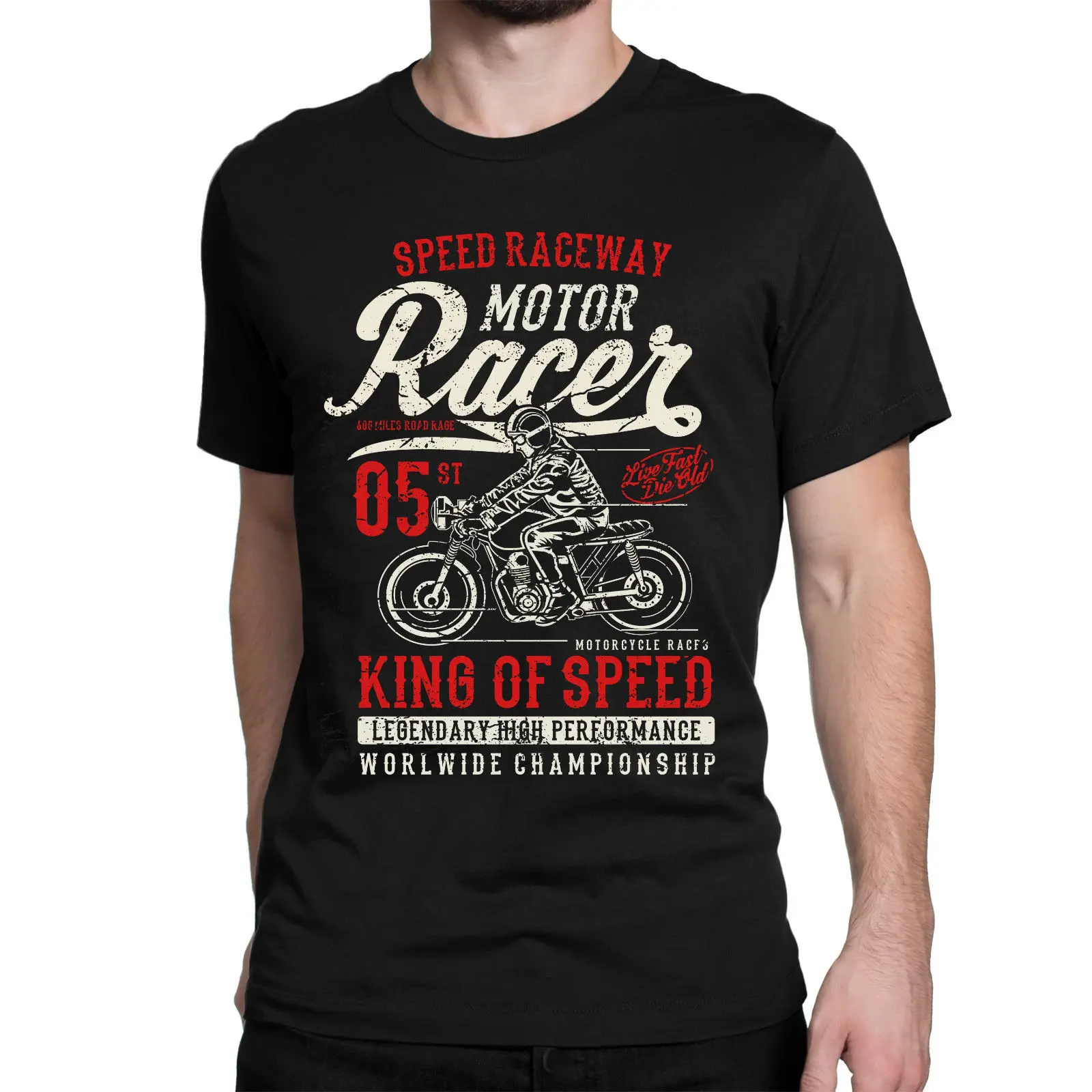 

2020 Fashion Summer Style T-shirt Motorcycle Biker Motor Racer Racings Vintage Custom Tees Tee shirt