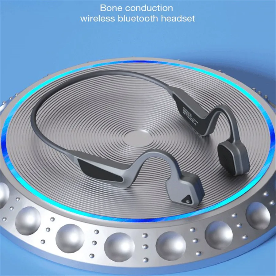 

V10 Open-Ear Wireless Bone Conduction Headphones Bluetooth5.0 Sports Headset IPX6 Waterproof Running Earphone With Mic Best Sale