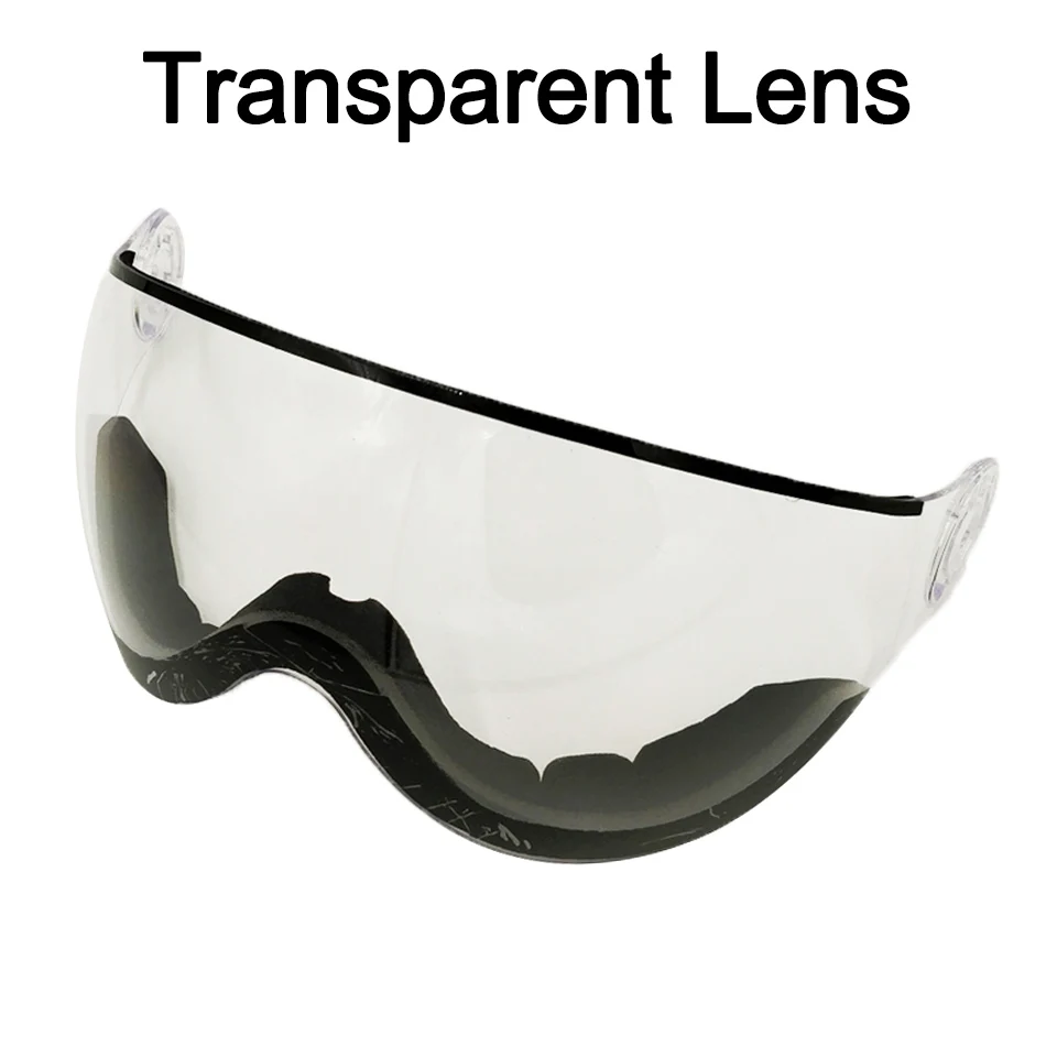Transparent Lens LOCLE лыжный шлем с очками интегрированный PC+ EPS CE сертификация лыжный шлем для женщин и мужчин лыжный сноуборд Снежный шлем - Цвет: Transparent Lens