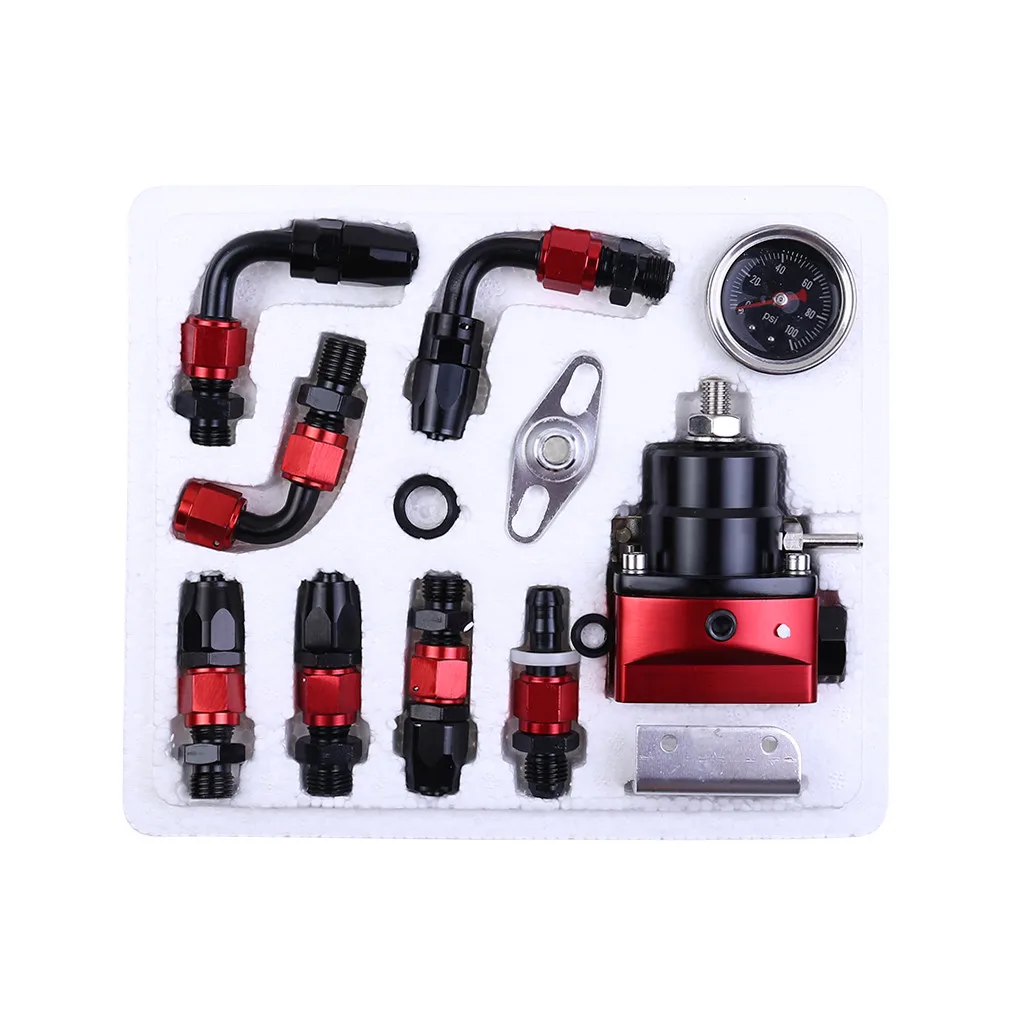 Новый 3 цвета регулируемый регулятор давления топлива Комплект масла 0 100psi/0 160psi