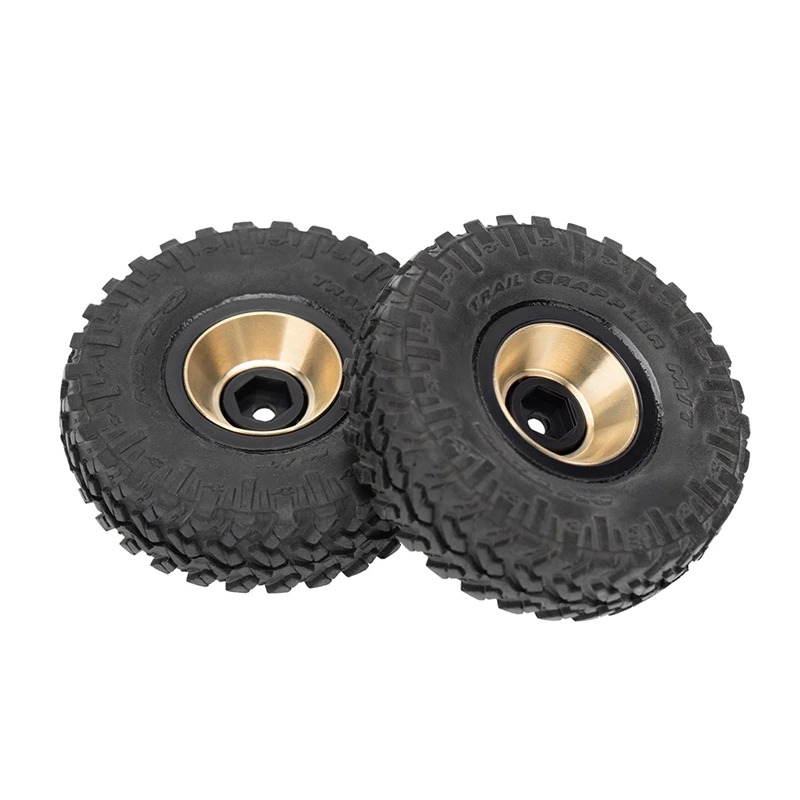 

Brass Heavy Duty Wheel Hub Counterweight Balance Weight Upgrade Accessories for 1/24 RC Crawler Axial SCX24 90081