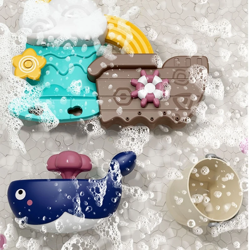 

Bathtub Whale Shower High Quality Bath Toys for Kids with Smooth Surface for Hot Summer Cooling
