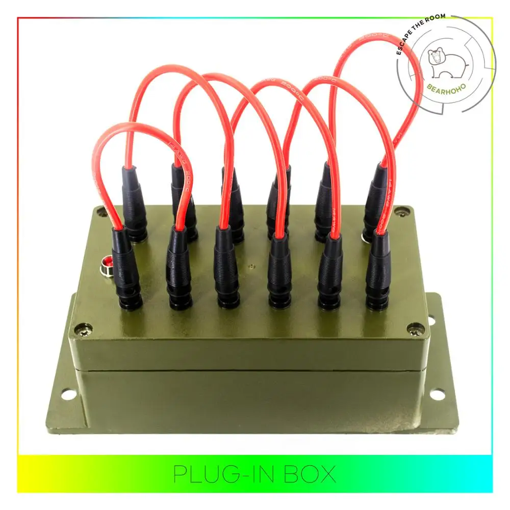 Реквизит для комнаты спасения Штекерная коробка реквизит игры такагизма провода