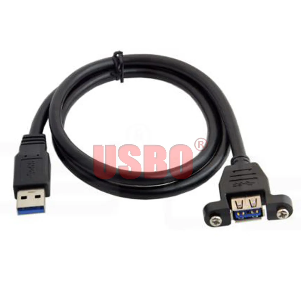 Удлинитель USB 0 5 с винтовым отверстием Гбит/с 8/3 м|Кабели USB| |