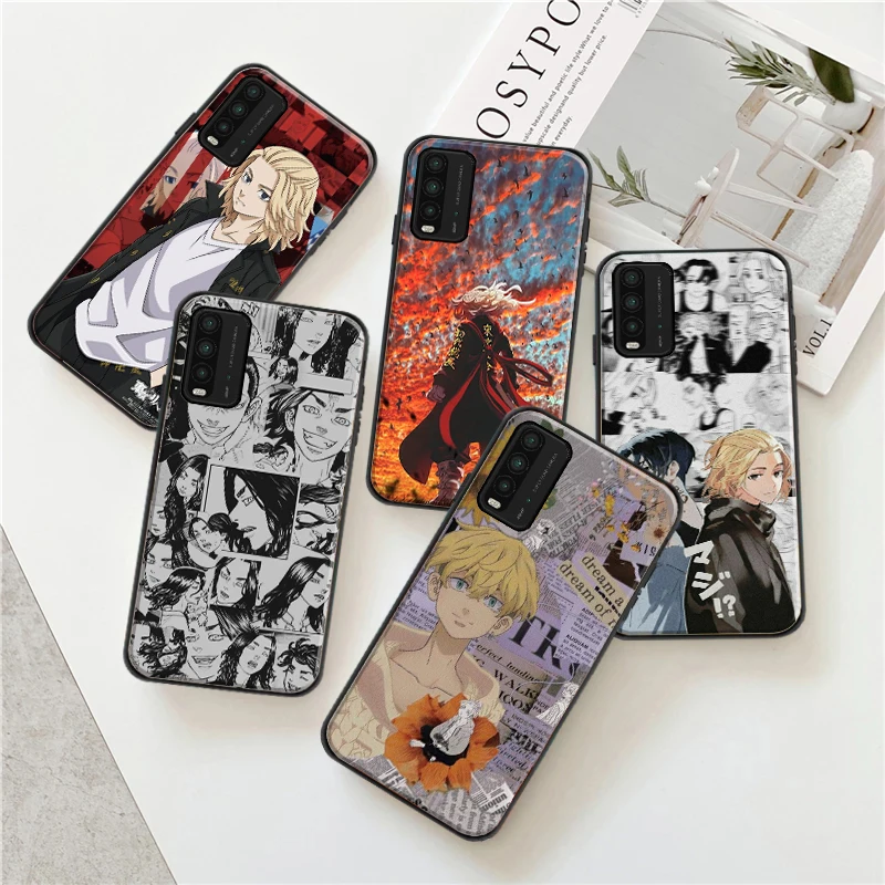 

Phone Case For Xiaomi Redmi 9T Note 9 Pro MAX 5G Tokyo Revengers Redmi 9T Note 9 Pro MAX 5G Back Cover Carcasa Soft TPU