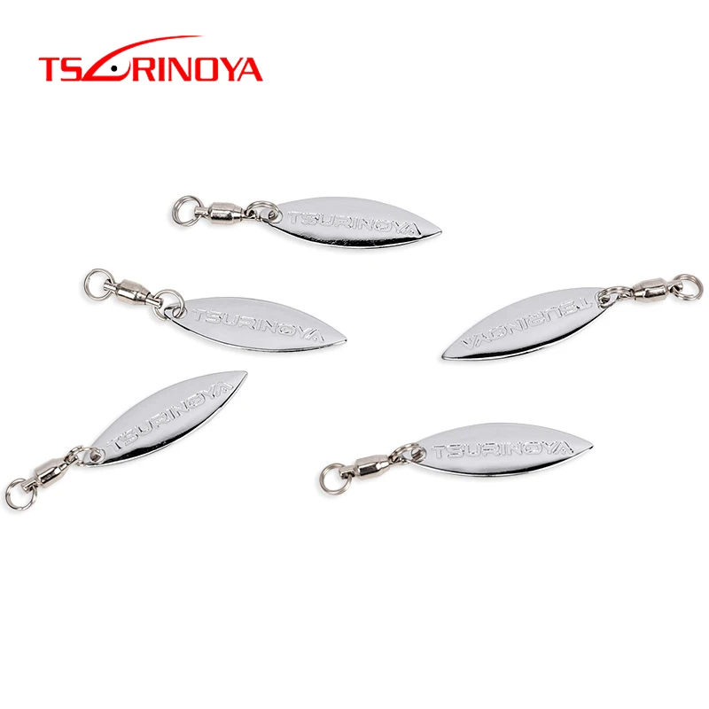 TSURINOYA Спиннербейт willoleaf 10 шт./лот 0 7 г/1 г подшипник Spining DIY Модифицированная ложка