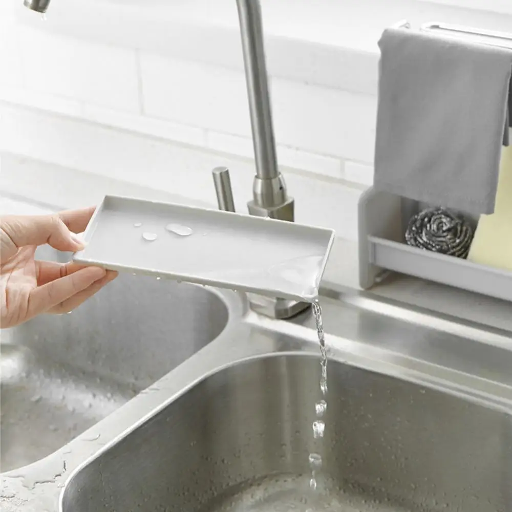 Бытовая кухонная стойка для губки U образная чистки раковины щетки мыла стеллаж