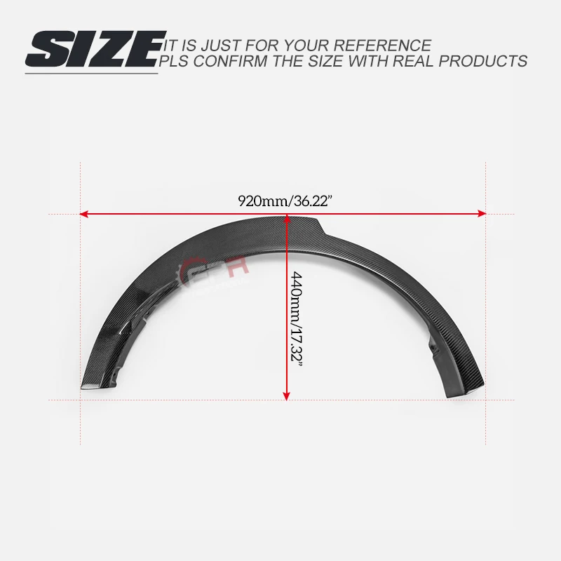 Carbon Fiber Fenders For Toyota CH-R ATS Style Wide Fender Set 6Pcs(10mm wider&amp15mm lowered) Body Kit Tuning Trim CHR Racing |