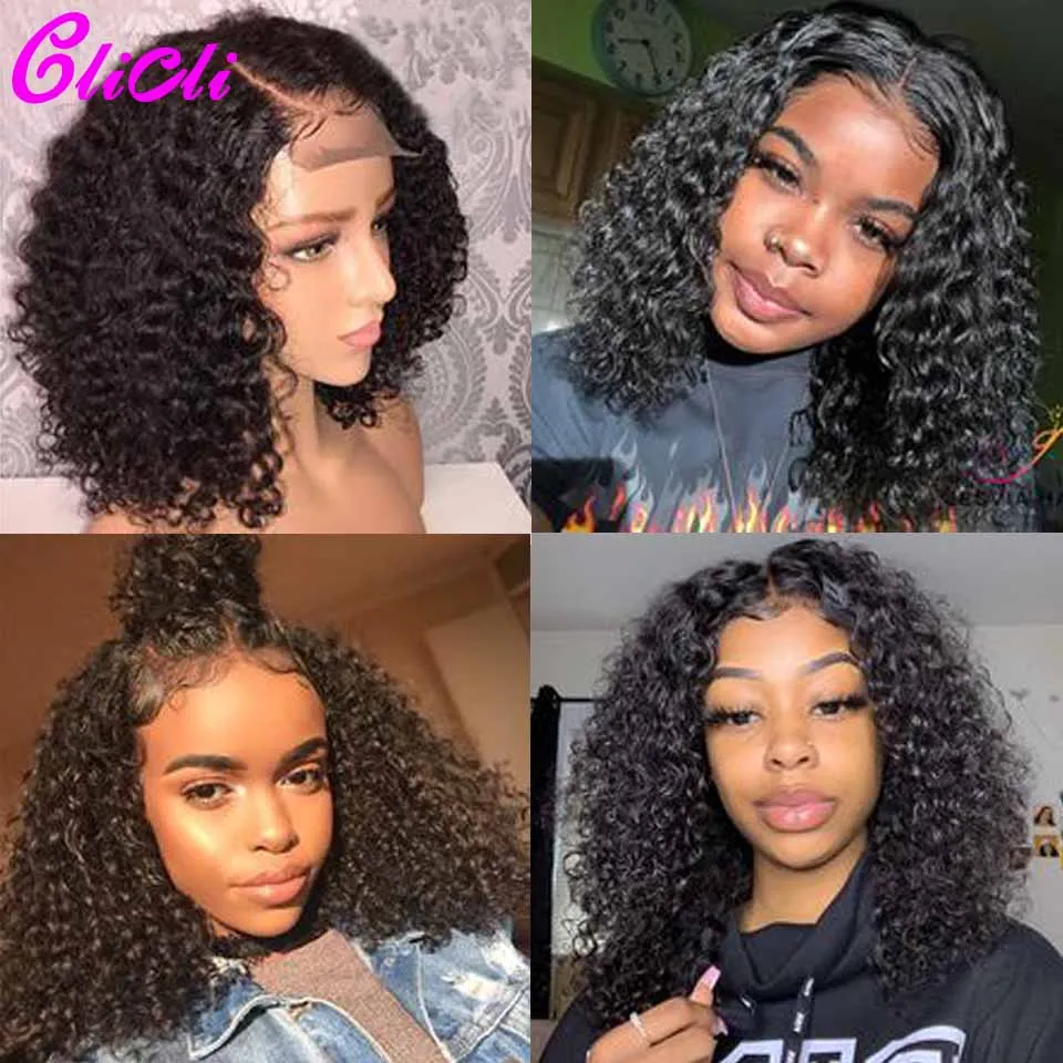 13X4 13X6 бразильский кудрявый прозрачный парик фронта шнурка Remy 360 кружева al