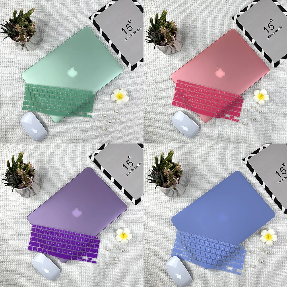 

Чехол для ноутбука Apple MacBook Pro 12, 13, 15, 16, чехол для MacBook Air 13, A2337, A1466 Pro, A2338, A2289, A2159, Матовый Жесткий Чехол