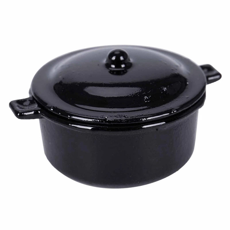 Кукольный домик миниатюрная кухонная утварь посуда кастрюля тарелка для тушения