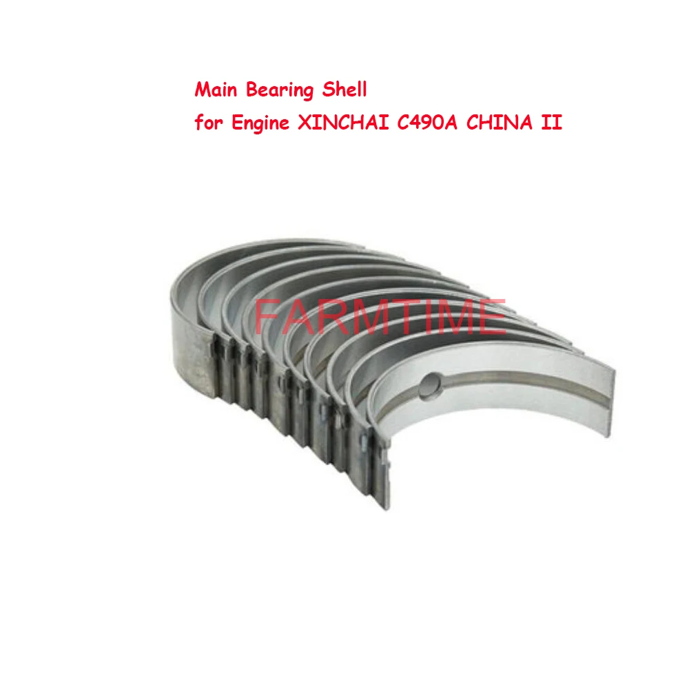

Main Bearing Shell 1set (5 pairs)for Engine XINCHAI C490A CHINA II