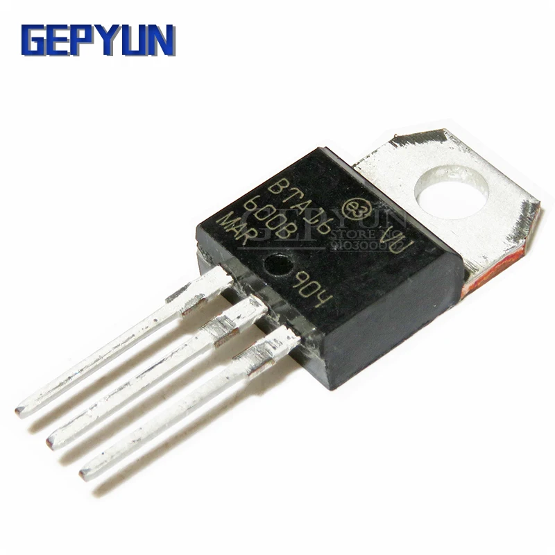 10 шт. BTA16-600B BTA16-600-220 TO220 BTA16 600V 16A симисторов Gepyun | Электронные компоненты и