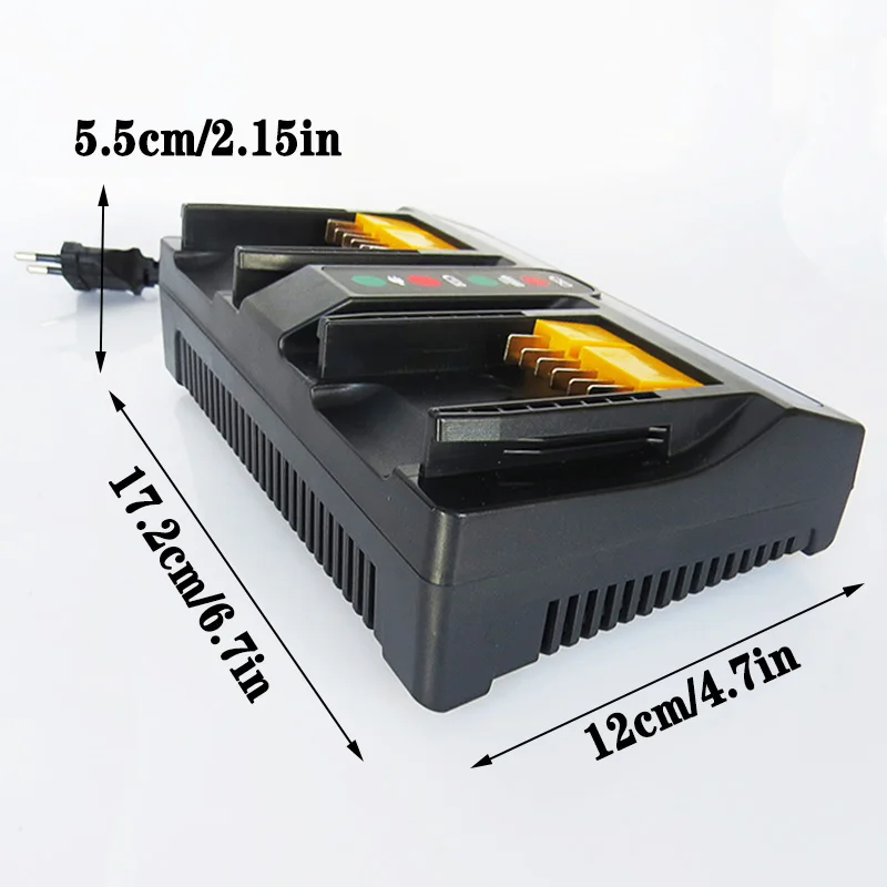 eu plug charger for worx wa3875 20v 18v li ion battery 2 0a3 0a charger for worx wa3520 wa3525 wa3578 wa3575 wa3742 fast charge free global shipping