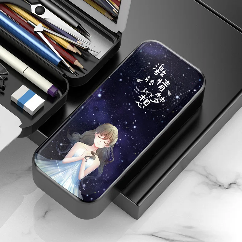 

Large Capacity Pencil Case cartoon Pencil Bag Case Office & School Stationery Supplies 2021 New Pencil Pouch Stationery