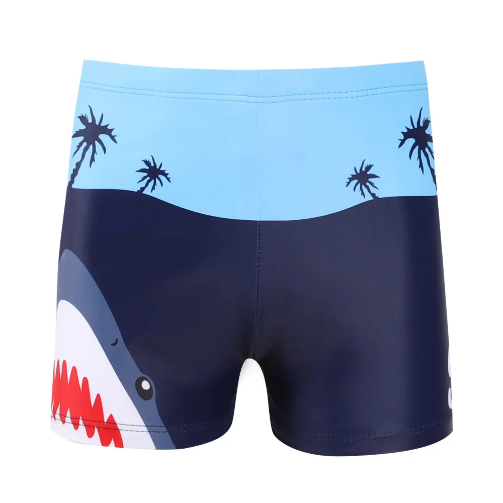 

2020 Summer Children's Swimming Trunks Boys Teenagers Short Quick-drying Breifs Cartoon Lace-up Boxer Clothes Surfing Beach-Wear