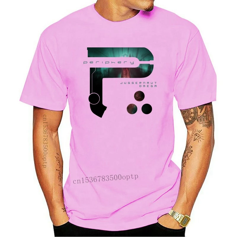 

New Happwan O-Neck Periphery Band Logo T-shirts For Men