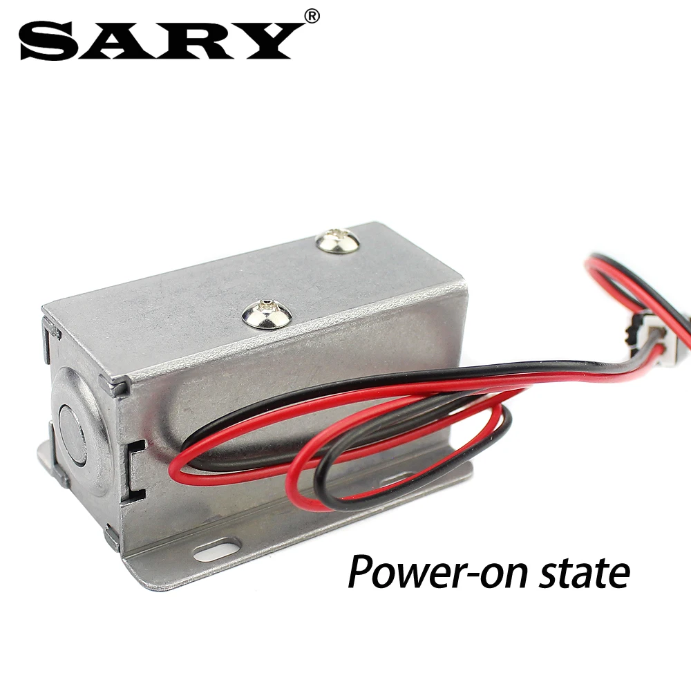 Небольшой электрический замок для шкафов электронный с болтом DC 12 В 2 А